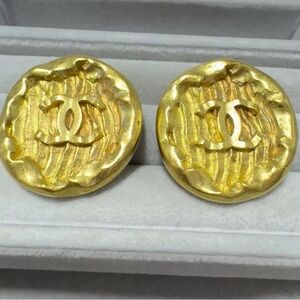 CHANEL Gold Earrings